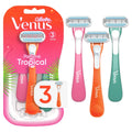 Afeitadoras Desechables para Mujer Gillette Tropical Paquete de 3 Venus