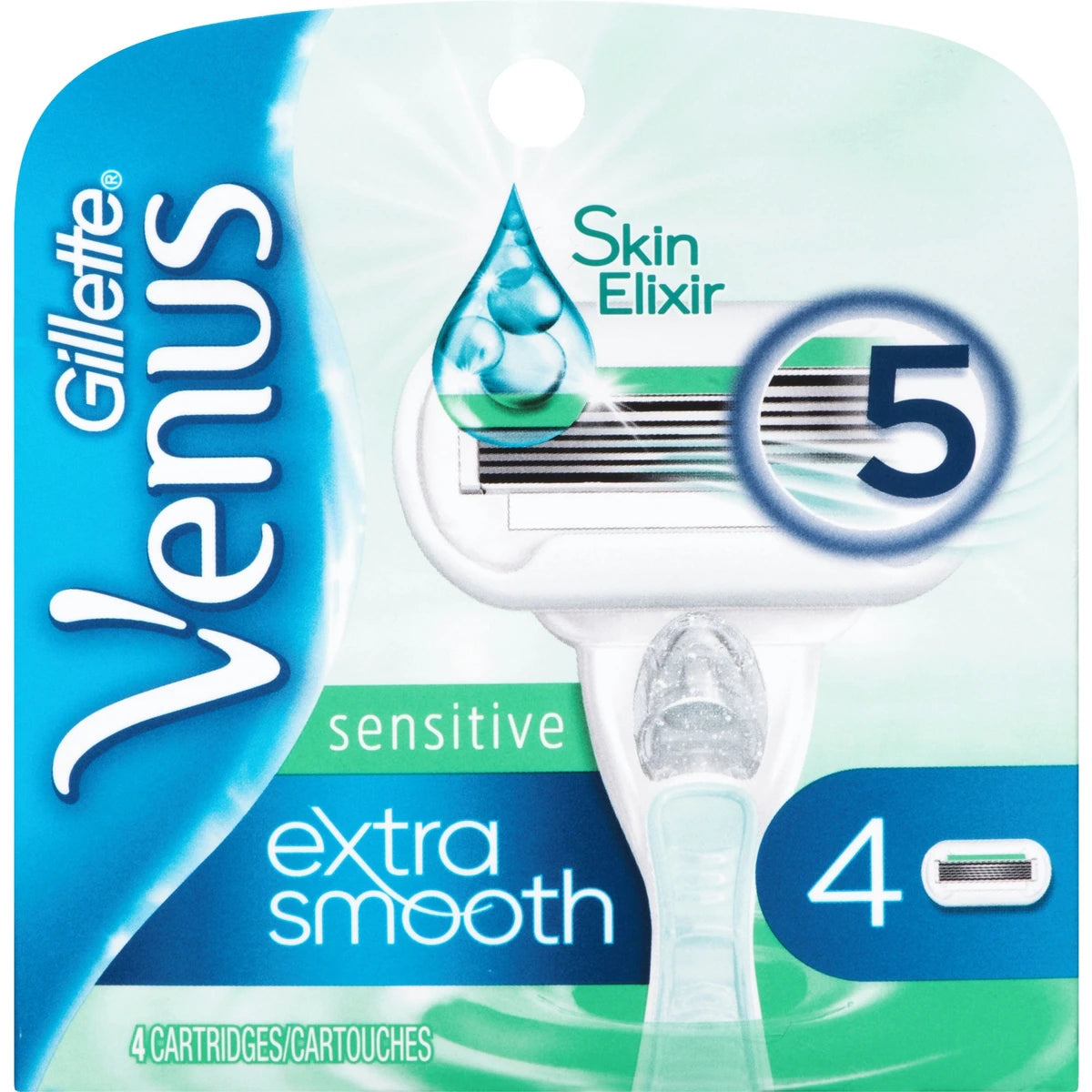 Repuestos de Afeitadora Extra Suave Sensible 4 Unidades Venus