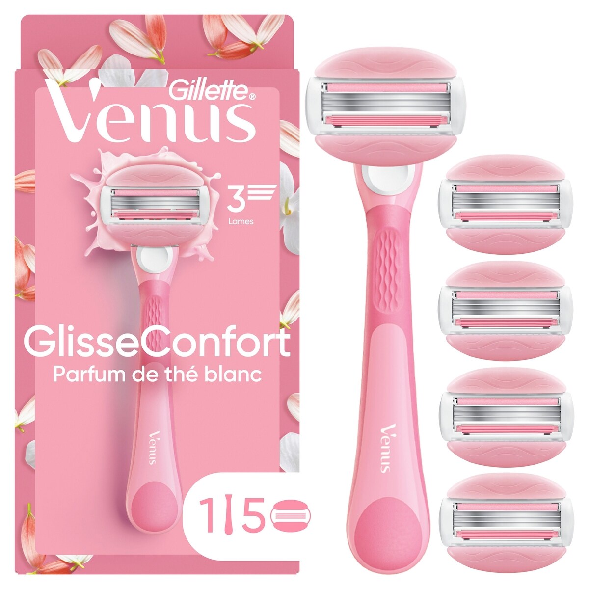 Máquina de Afeitar Comfortglide Té Blanco para Mujer Venus