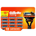 Cartuchos de Afeitar Fusion5 para Hombre 12 un Gillette