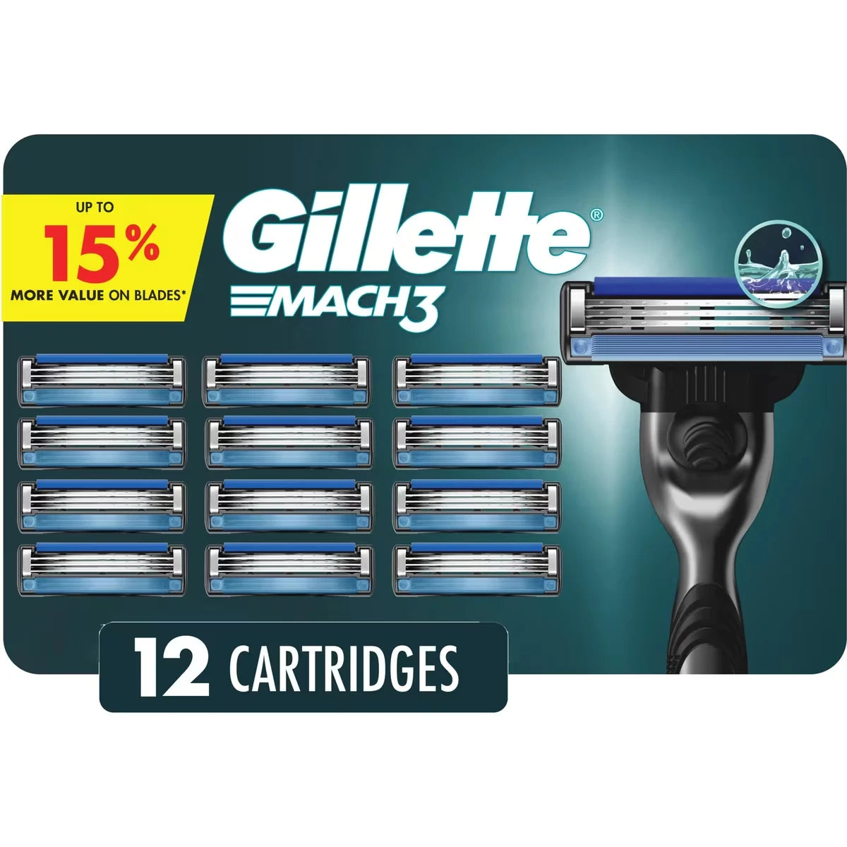Cartuchos de Repuesto Mach3 Gillette