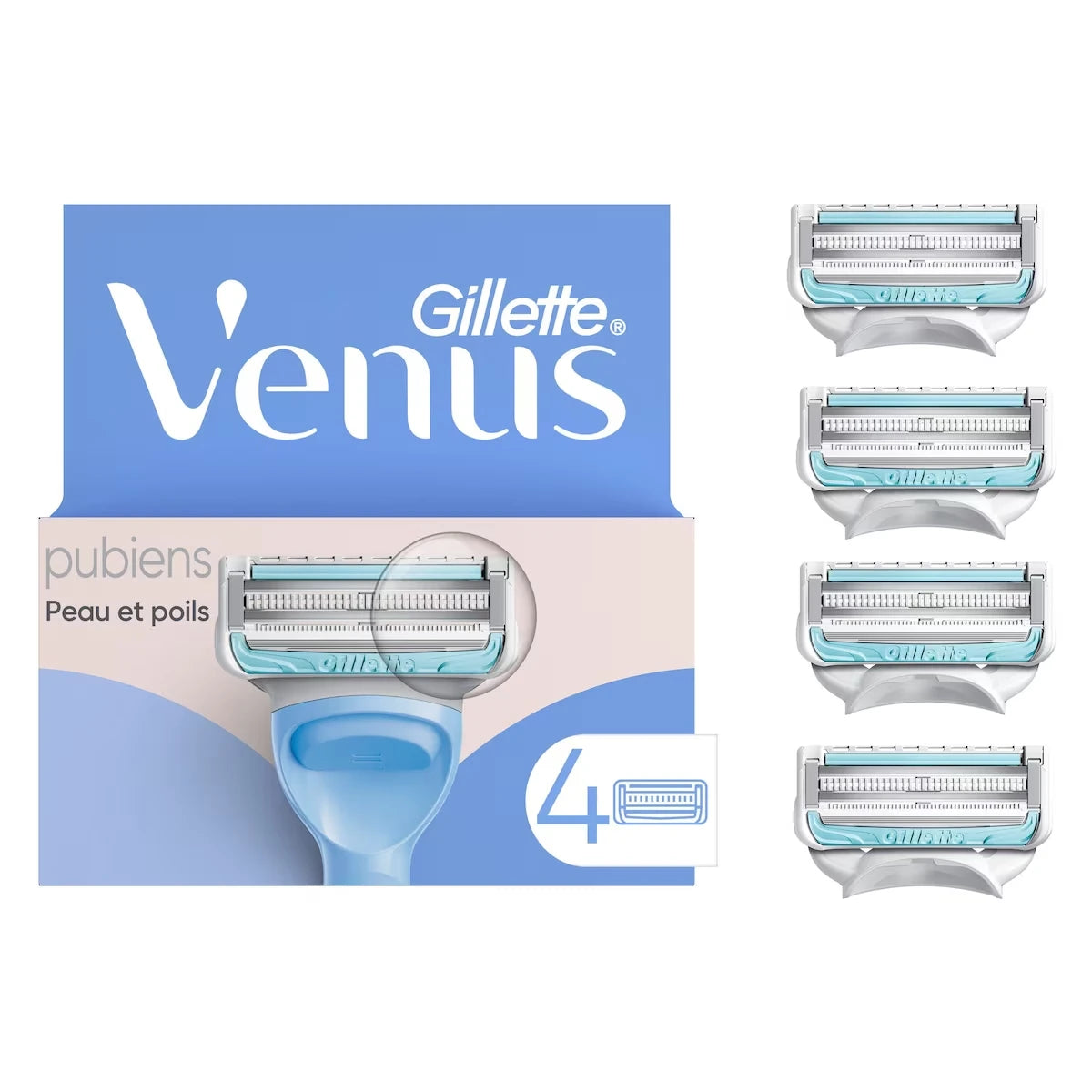 Afeitadora para Piel y Vello Púbico Venus