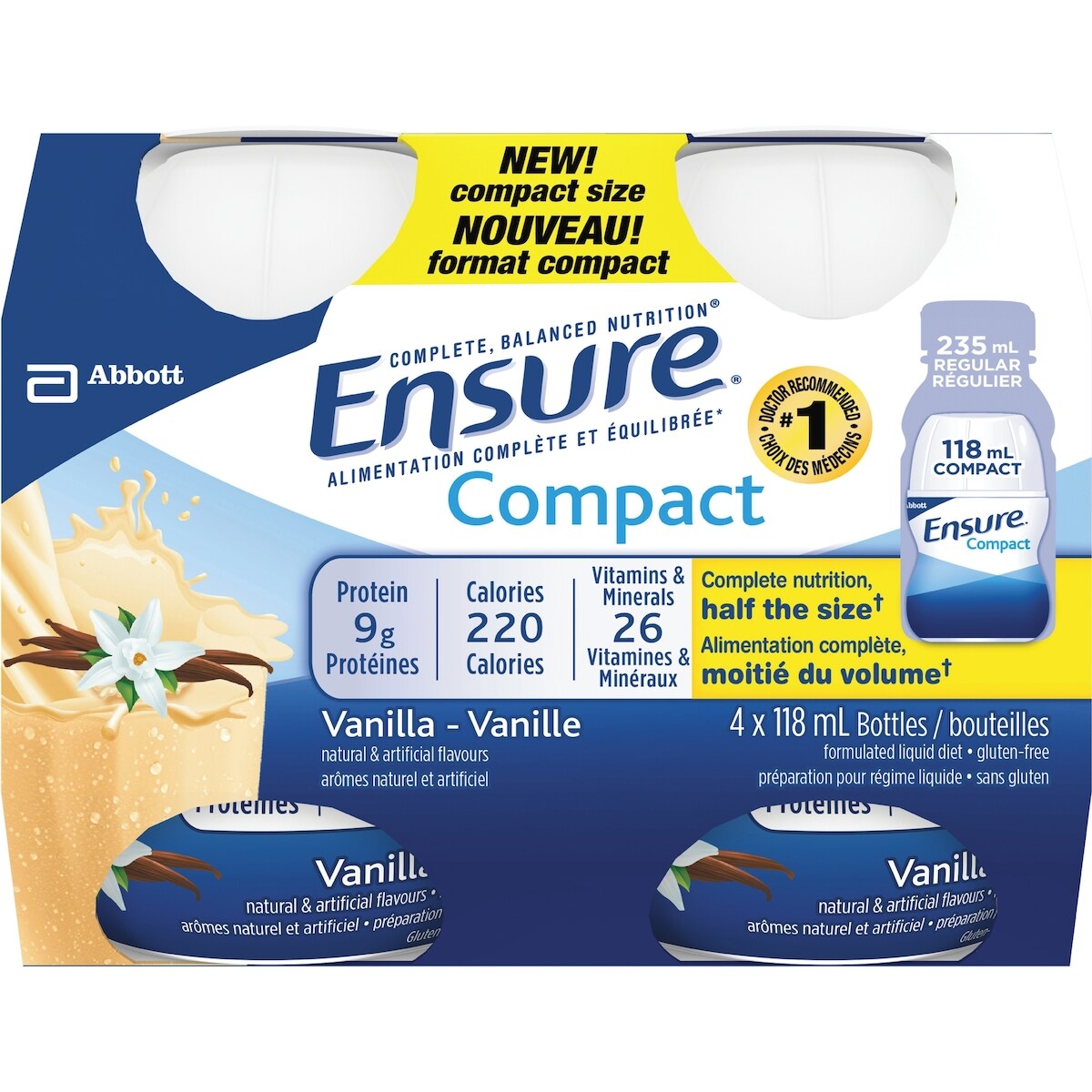 Bebida Nutricional Compact Vainilla Ensure