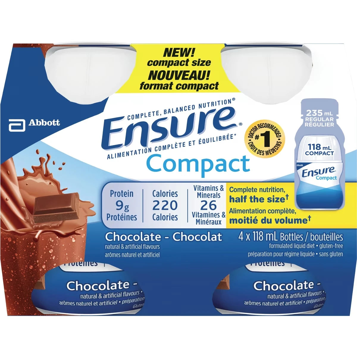 Bebida Nutricional Compact Chocolate Ensure