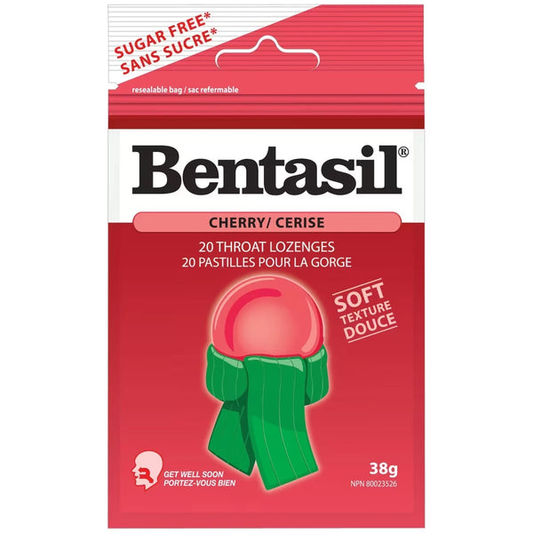 Pastillas para la Garganta Cereza Bentasil