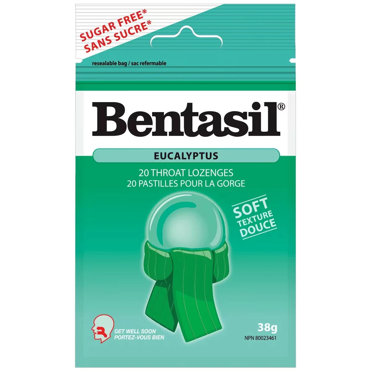 Pastillas para la Garganta Eucalipto Bentasil