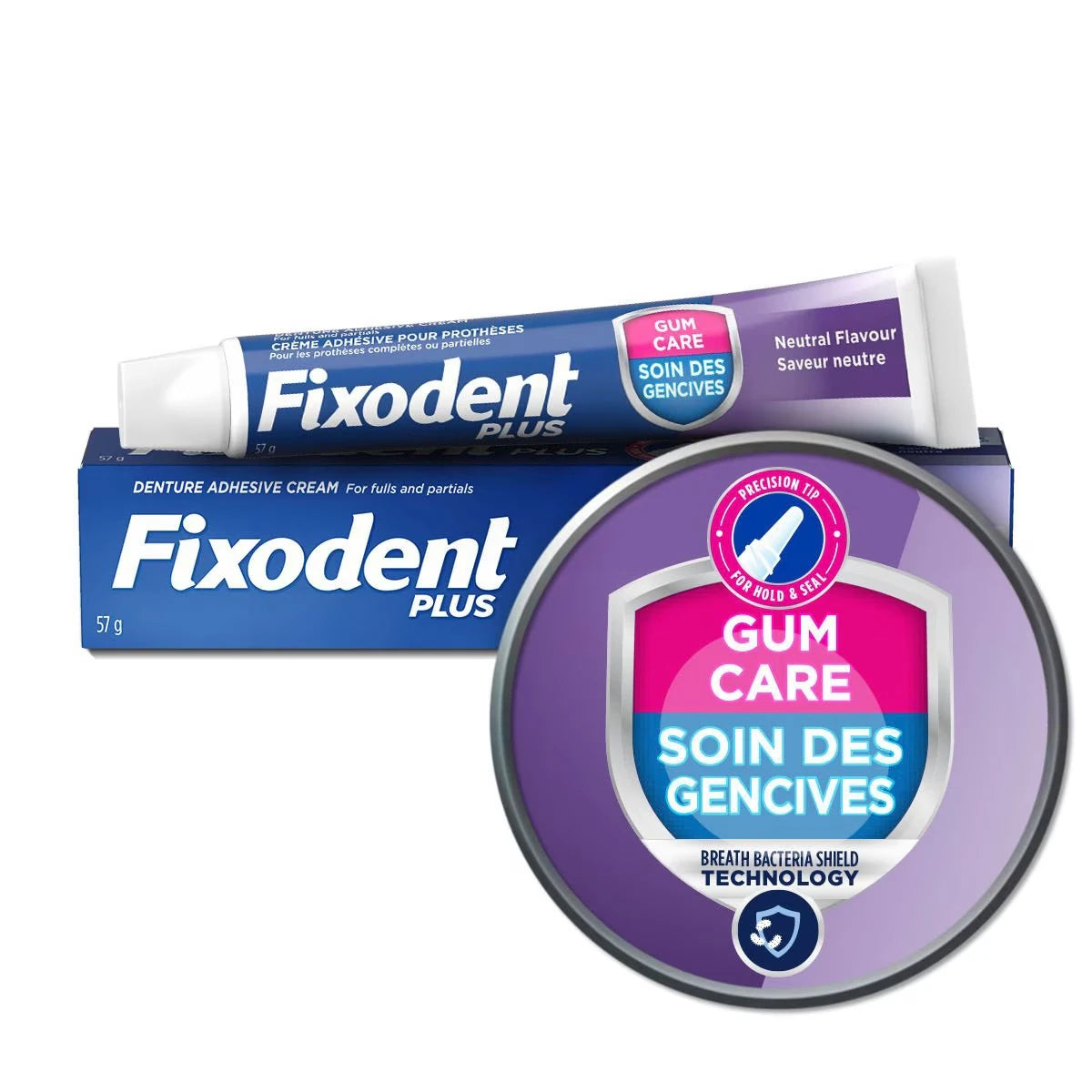 Crema Adhesiva para Prótesis Dentales Fixodent