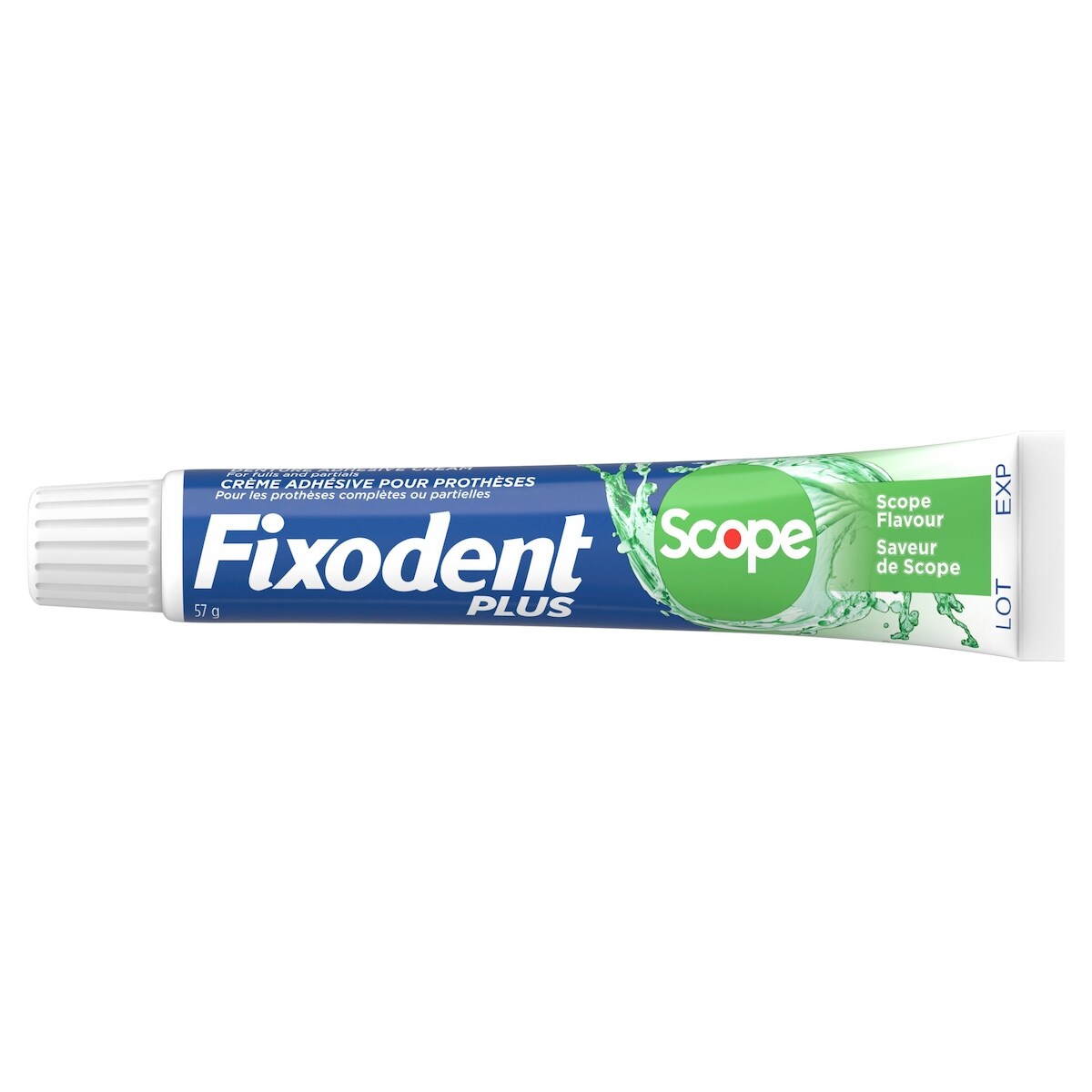 Adhesivo para Prótesis Dentales Plus Fixodent