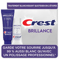 Pasta Dental en Dos Pasos 3D White Brillo + Gel 63 ml Crest