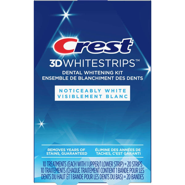 Tiras Blanqueadoras Dentales 3D Whitestrips Crest