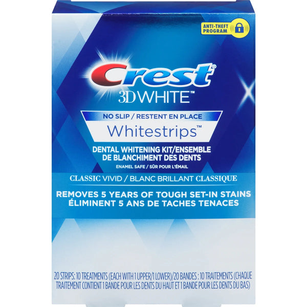 Tiras Blanqueadoras 3D White Clásico 10 Tratamientos Crest