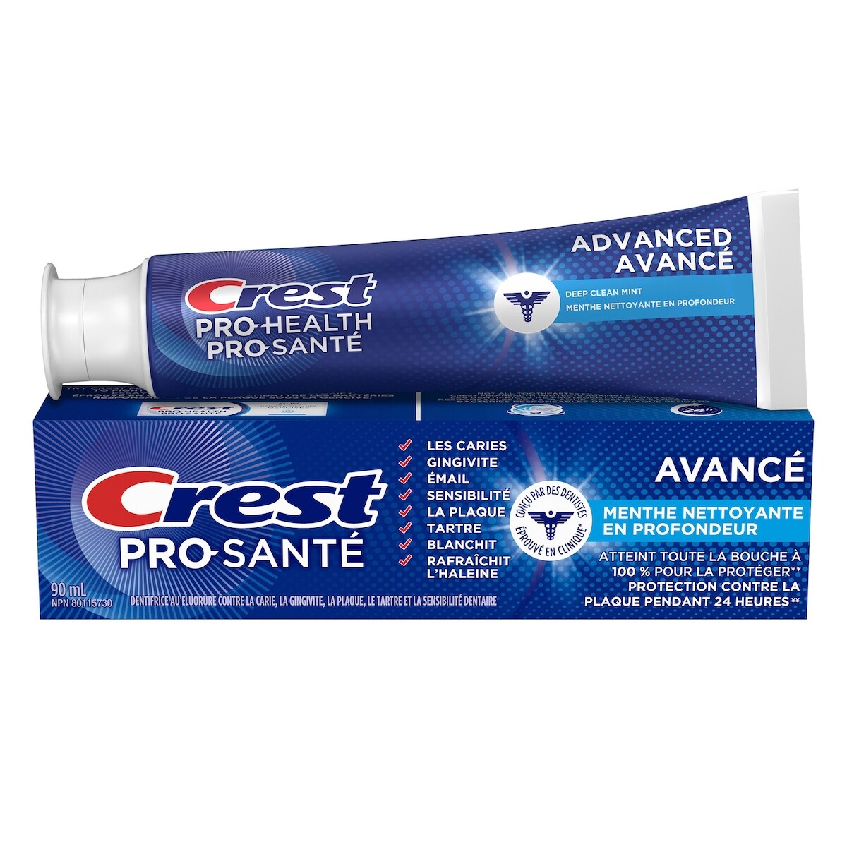 Pasta Dental Pro-Salud Avanzado Menta Limpiadora 90 ml Crest