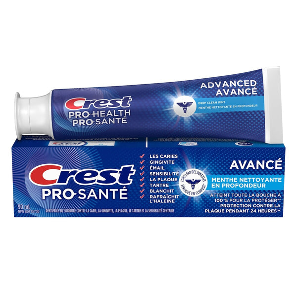 Pasta Dental Pro-Salud Avanzado Menta Limpiadora 90 ml Crest