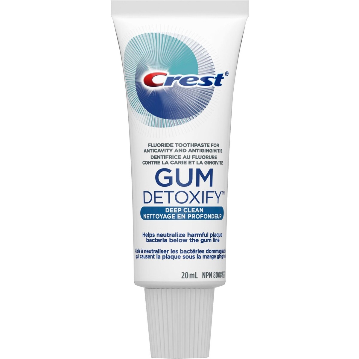Pasta Dental Gum Detoxify Limpieza Profunda 110 ml Crest
