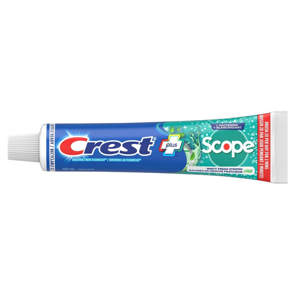 Pasta Dental Complete Extra Blanqueador con Scope 160 ml Crest