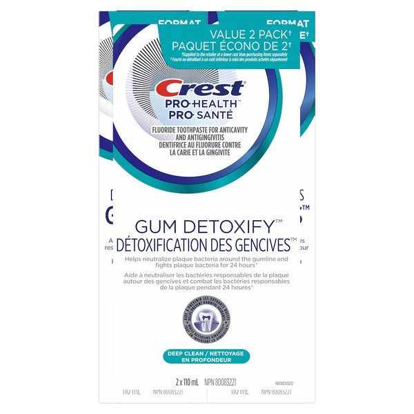 Pasta Dental Pro Sante Gum Detoxify – Limpieza 110 ml Crest