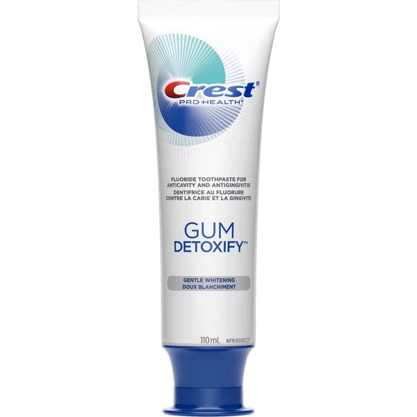 Pasta Dental Gum Detoxify Blanqueamiento Suave 110 ml Crest