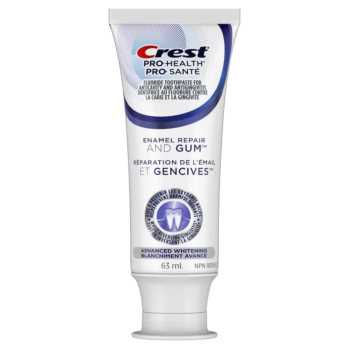 Pasta Dental Gum & Enamel Reparador Blanqueamiento Avanzado Crest