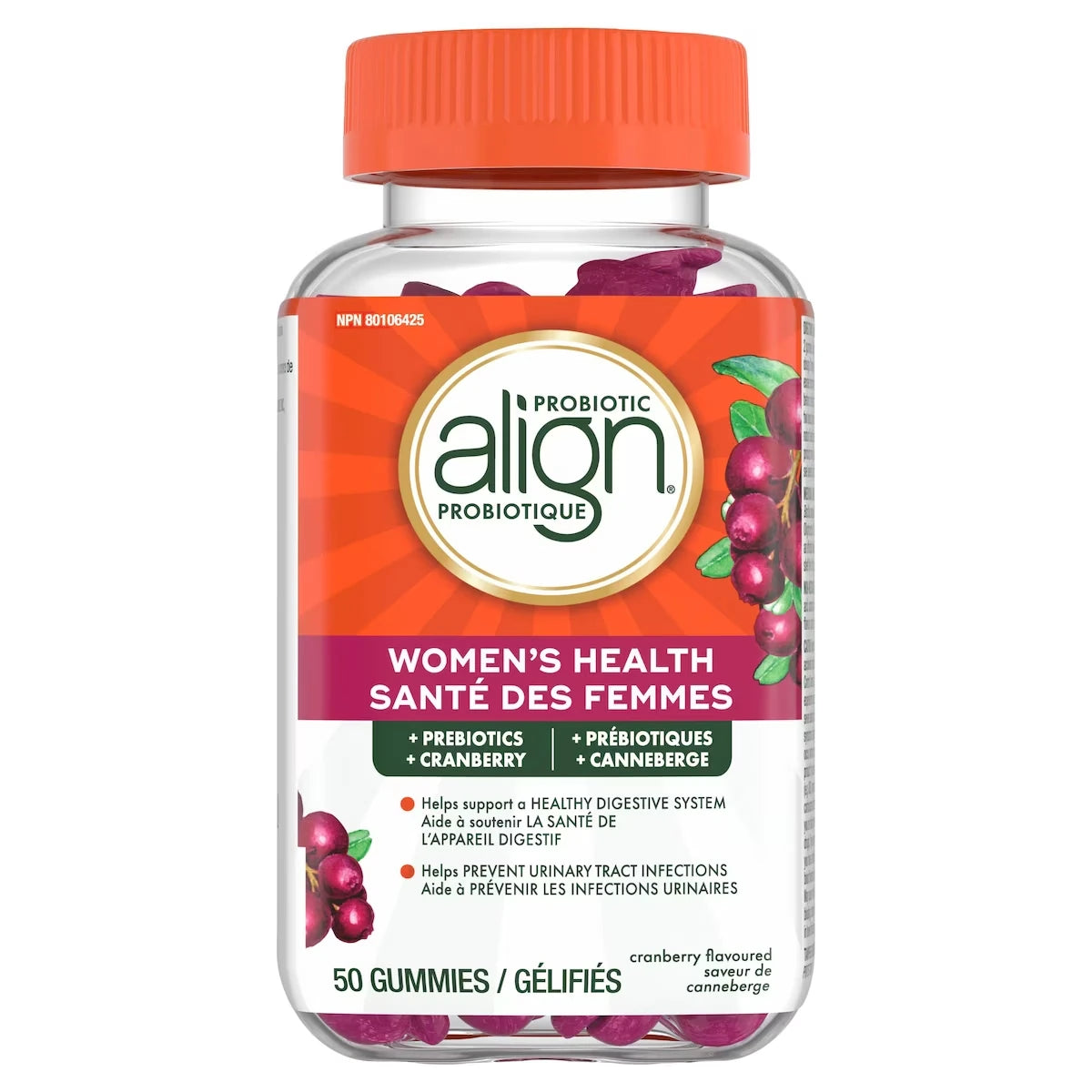 Gomitas Prebióticas y Probióticas para Mujer Align
