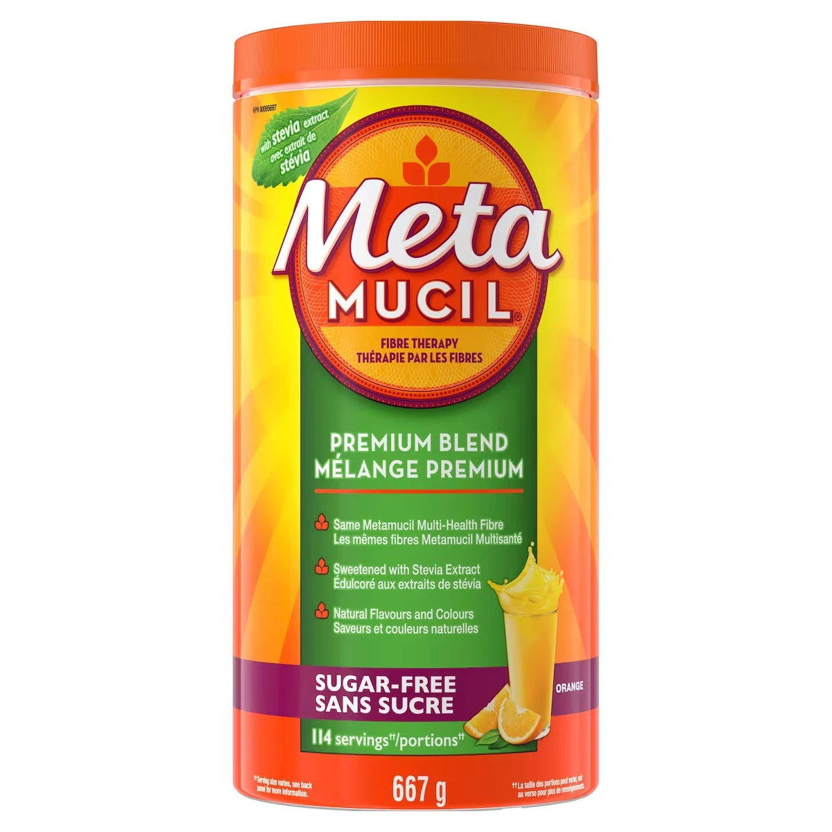 Fibra en Polvo Mezcla Premium 114 dosis Metamucil