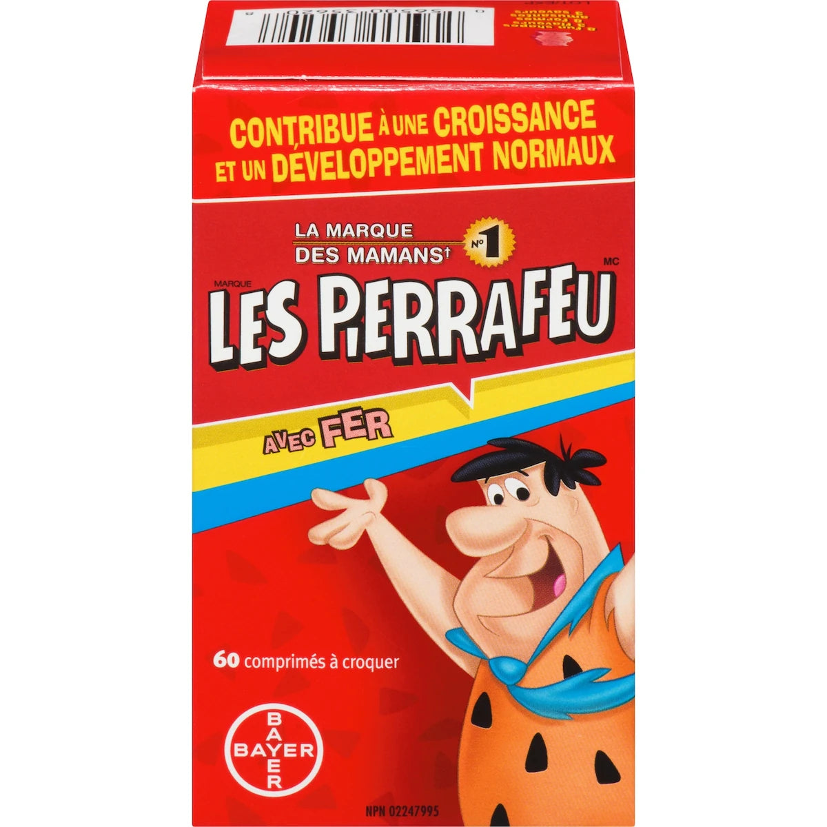 Multivitamínico Masticable Niños con Hierro Flintstones