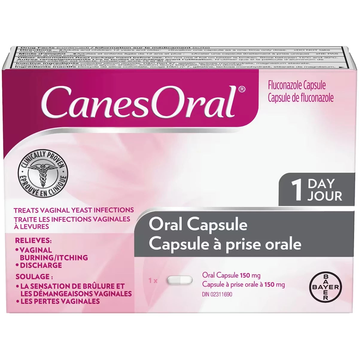 Cápsula para Infecciones por Hongos Dosis Única Canesoral