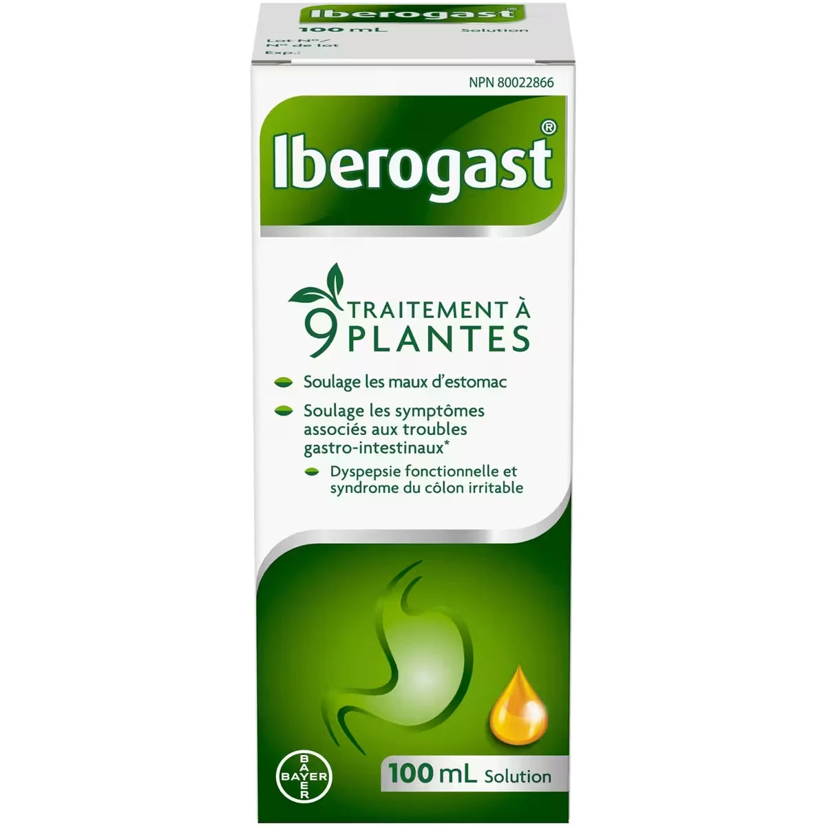Tratamiento de 9 Plantas 100 ml Iberogast