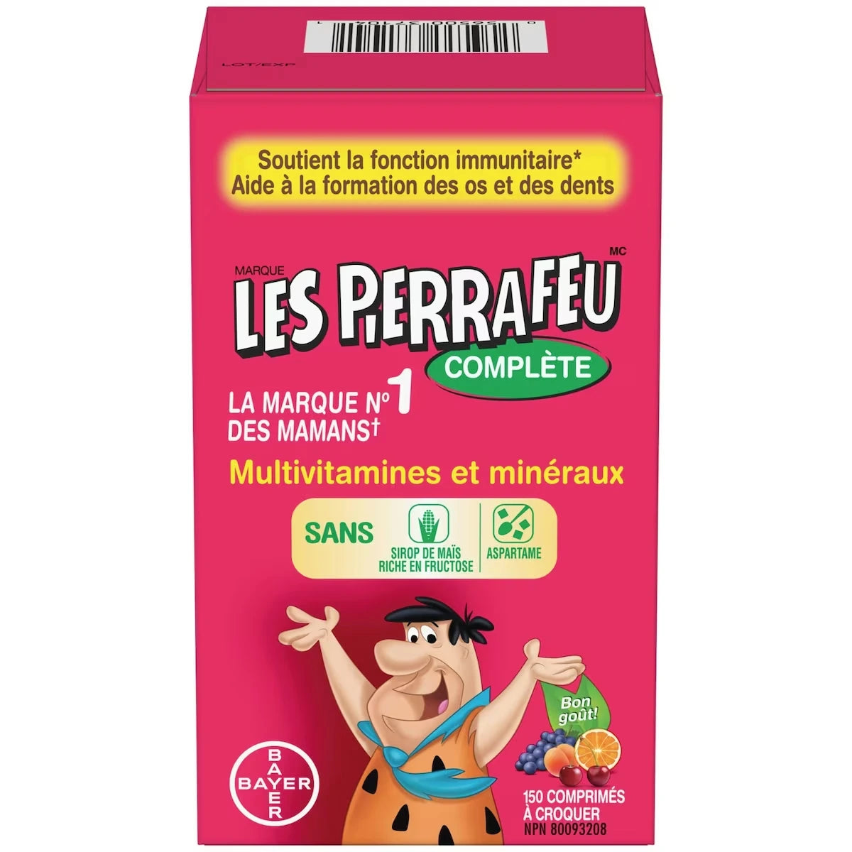 Multivitamínico y Minerales Masticable para Niños Flintstones