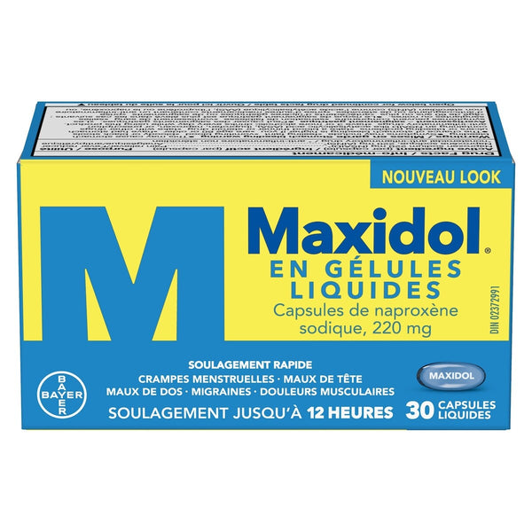 Analgésico en Cápsulas Líquidas 220 mg Maxidol