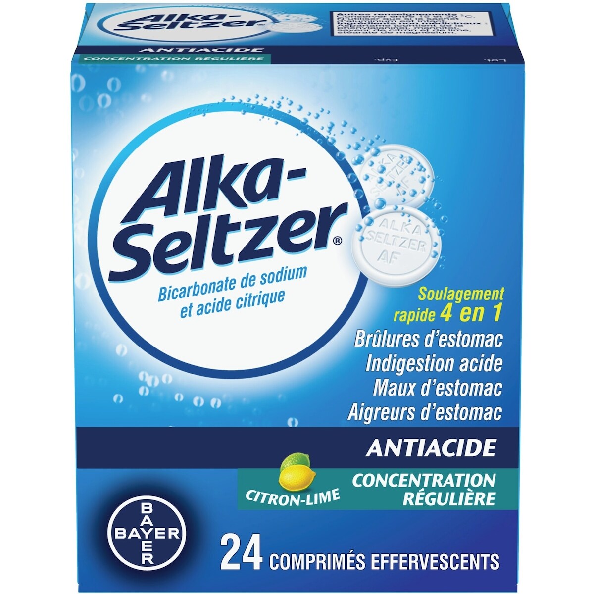 Antiácido Efervescente en Comprimidos Alka Seltzer