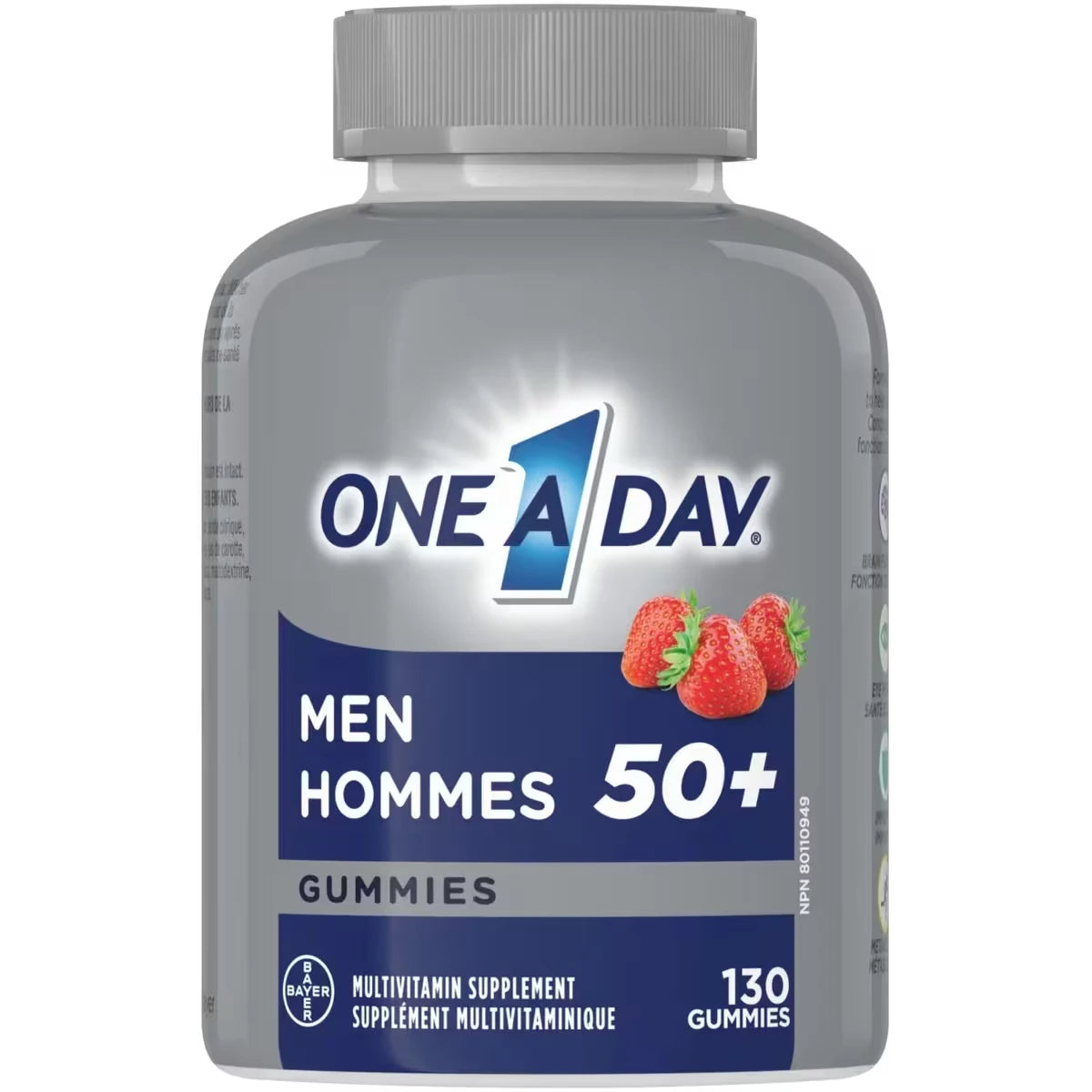 Multivitamínico en Gomitas para Hombre 50+ 130 unidades One A Day