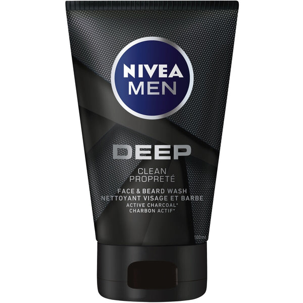 Limpiador Facial y de Barba Men Carbón Activado 100 ml Nivea