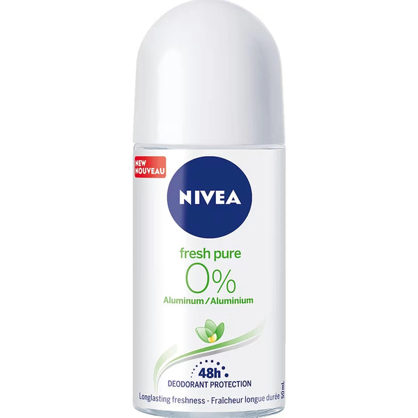 Desodorante Roll-On Fresco Puro sin Aluminio 50 ml Nivea