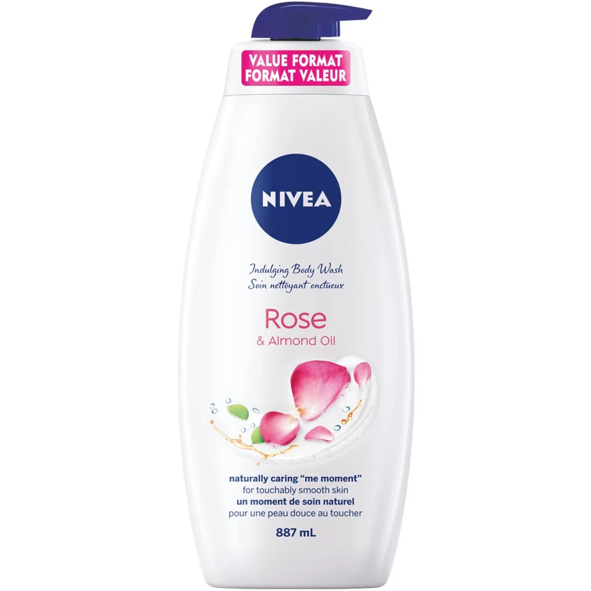 Gel de Ducha en Crema Rosa y Aceite de Almendras Nivea