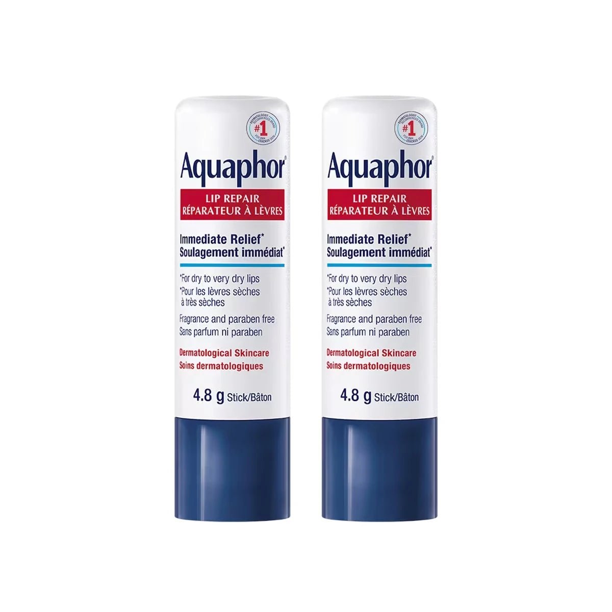 Bálsamo Labial Reparador Stick Pack Dúo Aquaphor