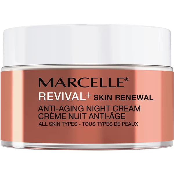 Crema Facial de Noche Renovadora Antiedad Revival+ Marcelle