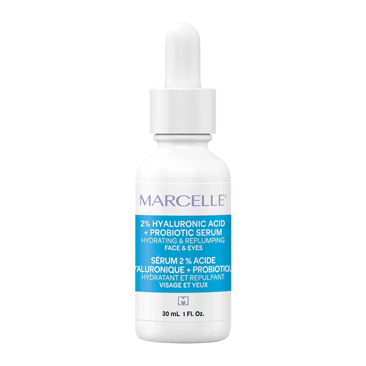 Sérum Facial Hidratante 2% Ácido Hialurónico y Probióticos Marcelle