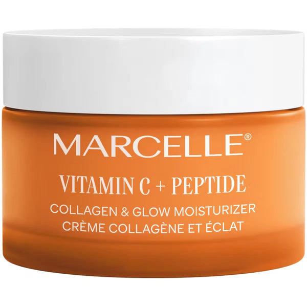 Hidratante Facial Vitamina C, Péptidos de Colágeno y Luminosidad Marcelle