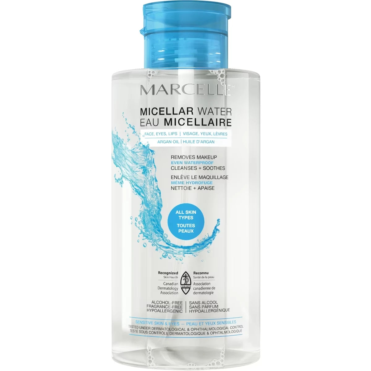 Agua Micelar a Prueba de Agua Todo Tipo de Piel Marcelle