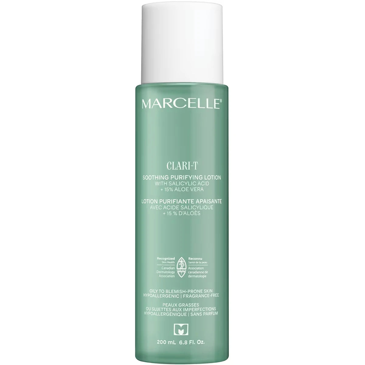 Loción Facial Clari-T con Ácido Salicílico y Aloe Vera Marcelle