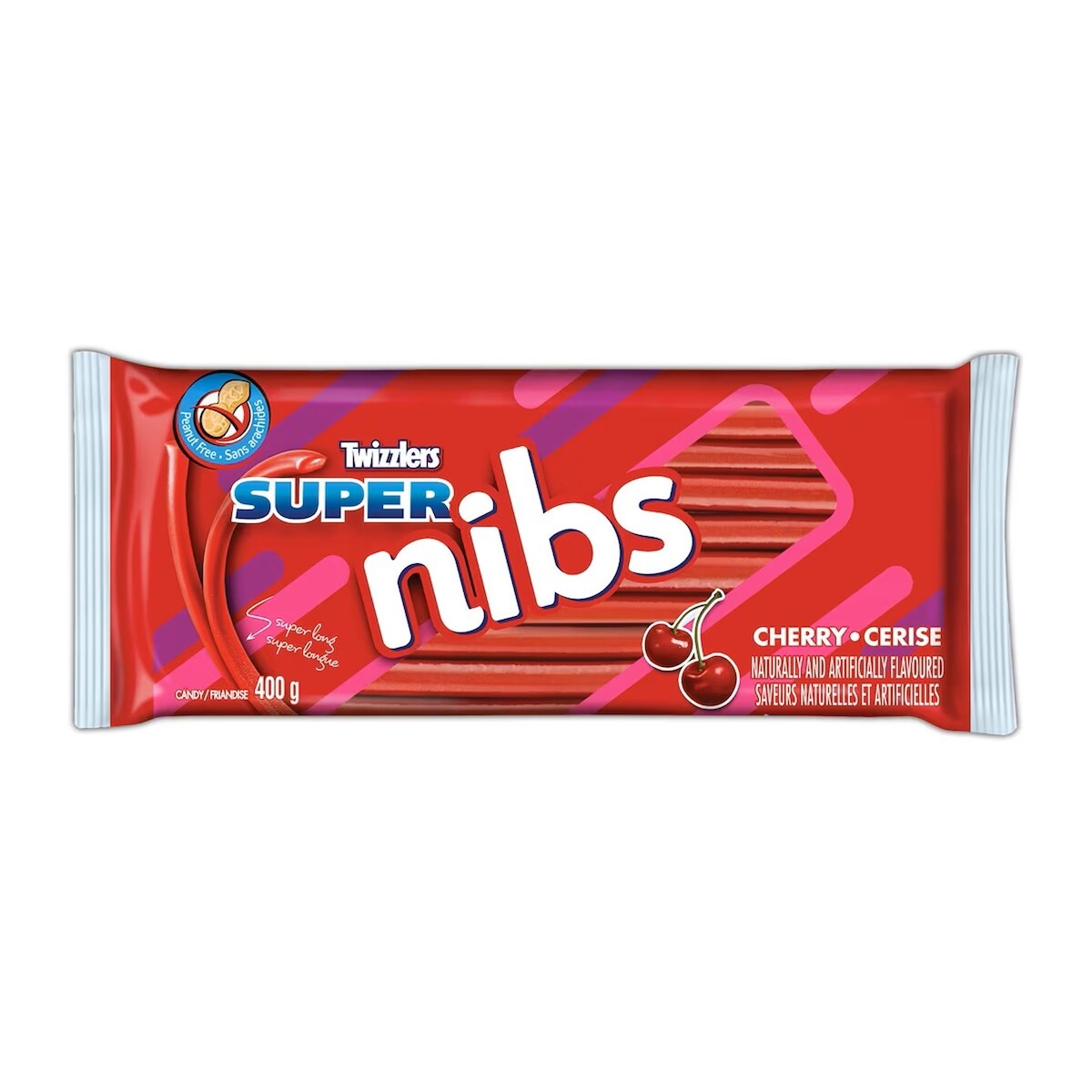 Golosina Super Nibs Cereza Twizzlers