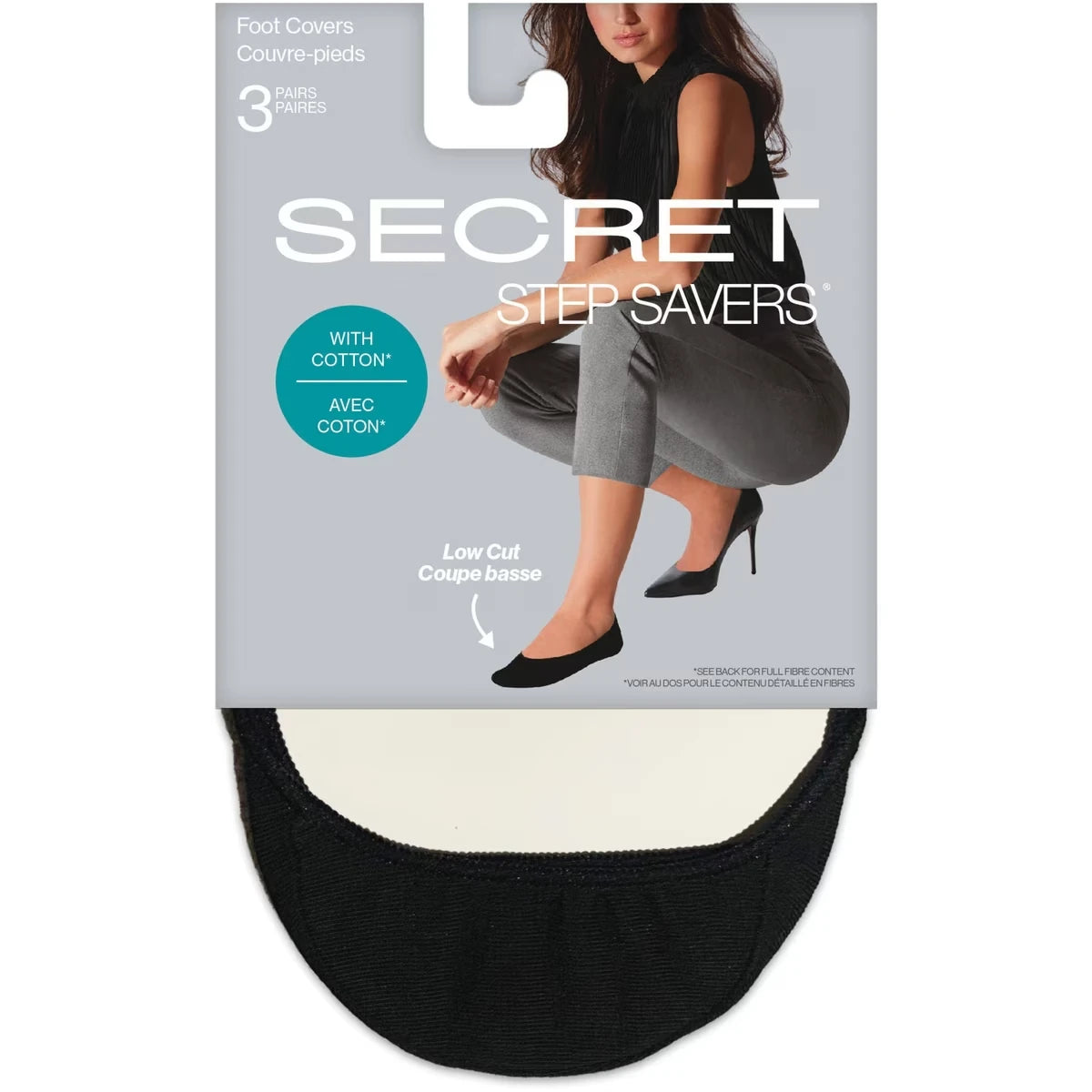 Calcetines Corte Bajo Step Savers® Talla Única Secret