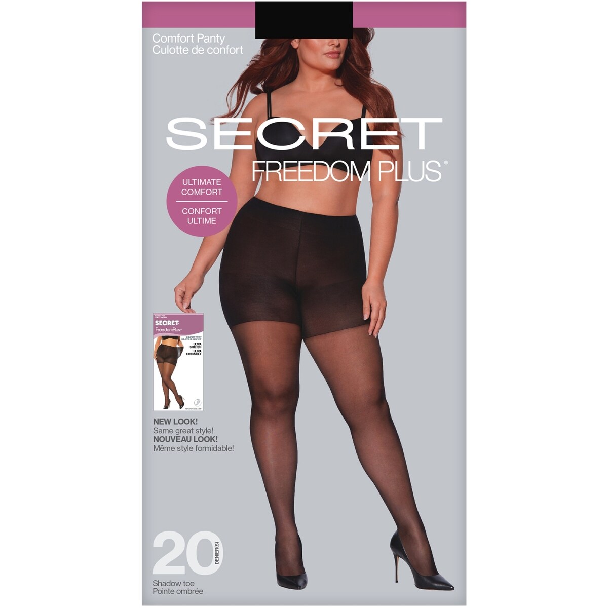 Incontinencia Panty Transparente con Calzón de Confort Secret