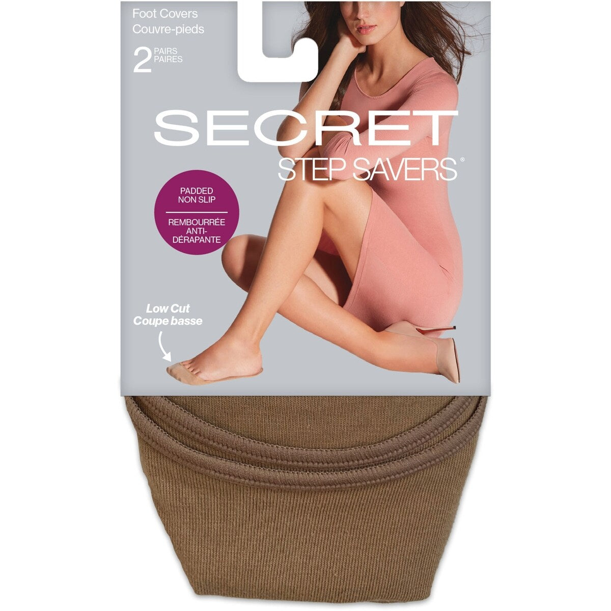 Cubrepiés con Plantilla Corte Bajo - Talla Única Secret