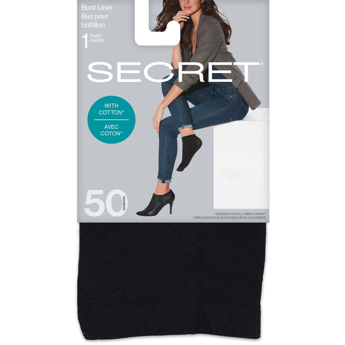 Calcetines para Botín Opacos Talla Única Secret