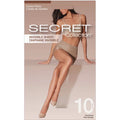 Pantimedias Transparentes con Faja y Puntera Sandalia Secret