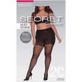 Pantimedias Talla Plus con Cintura Alta Secret