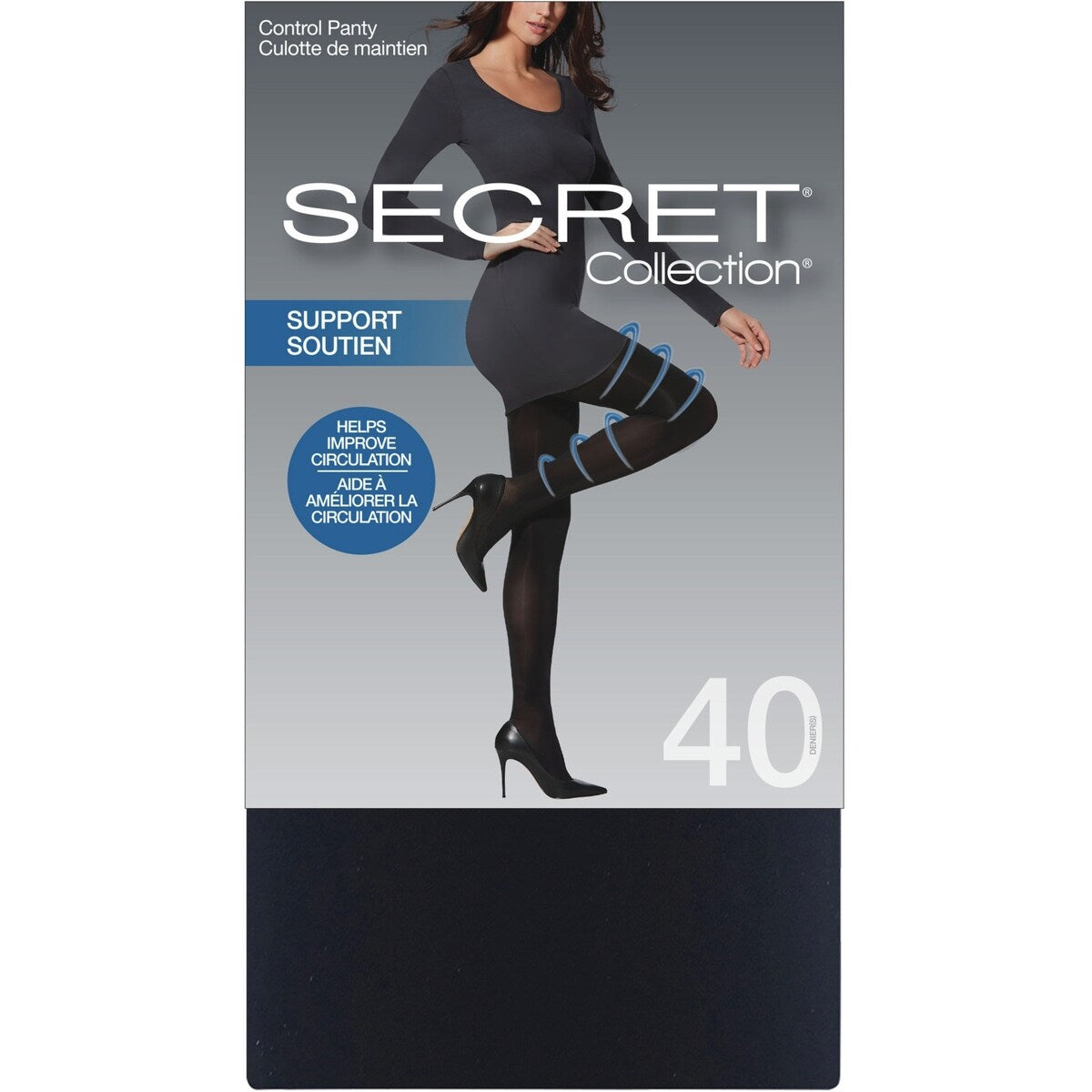 Media Panty de Soporte Medio con Faja Secret