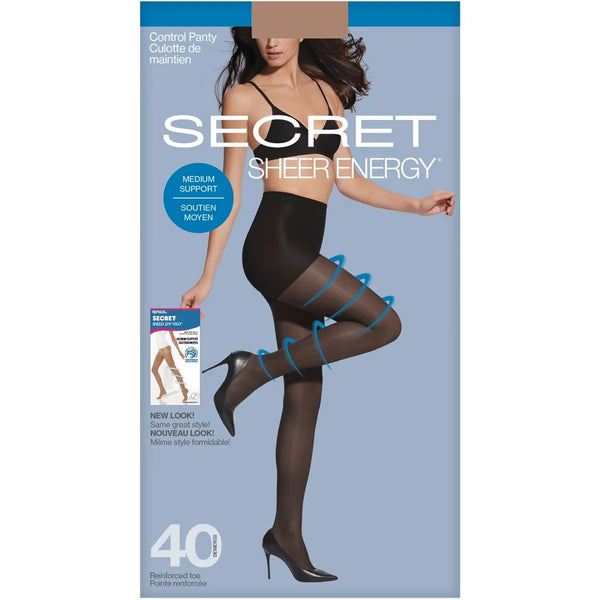 Incontinencia Sheer ENERGY® Pantimedias Secret