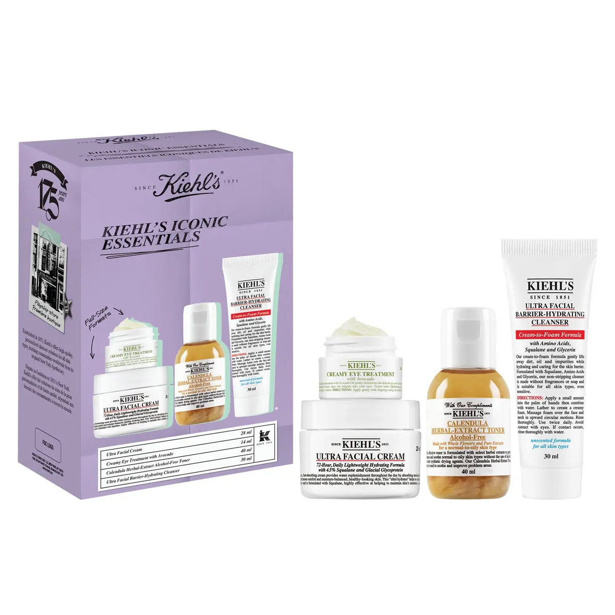 Set de Cuidado Esenciales Icónicos Kiehl's